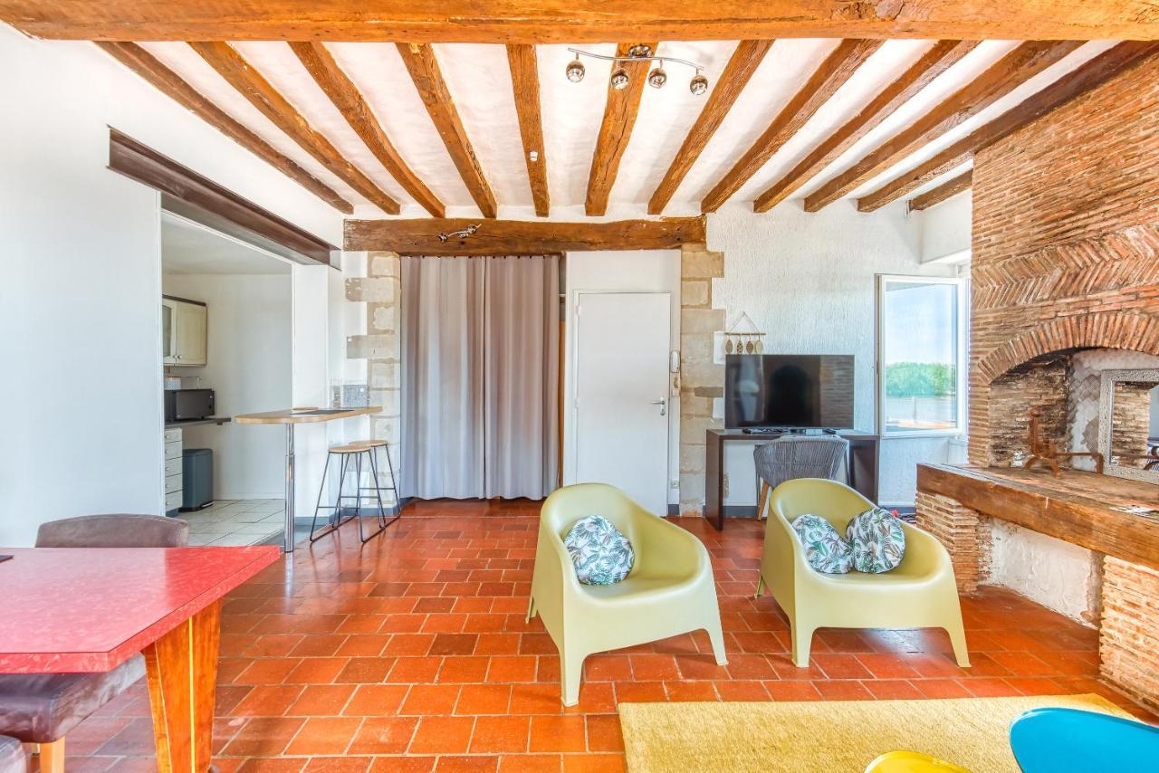 Monkey Paradise Bel Appartement Vue Loire Bouchemaine Bagian luar foto