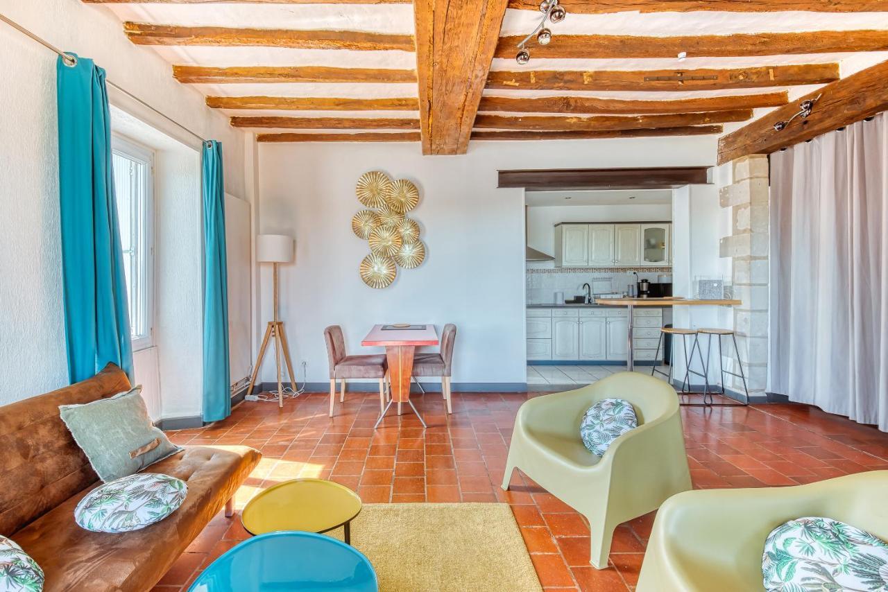 Monkey Paradise Bel Appartement Vue Loire Bouchemaine Bagian luar foto
